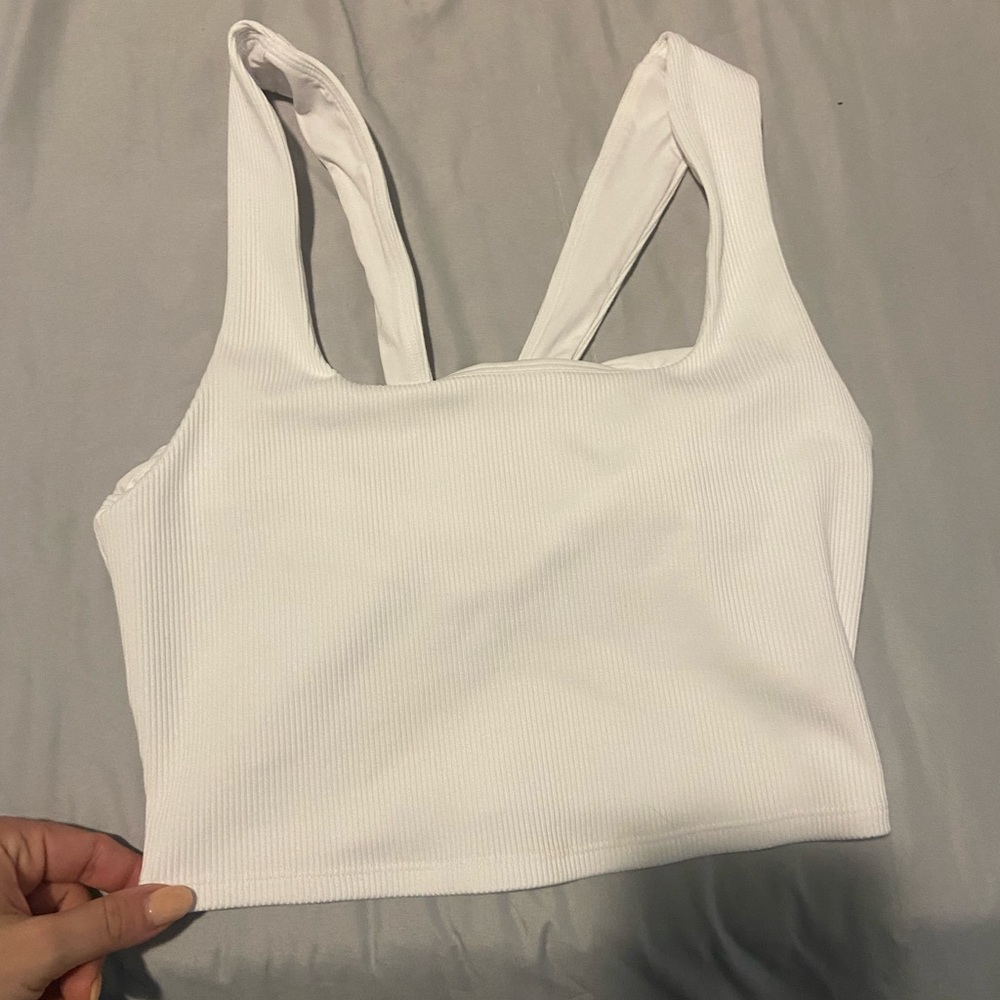 White Alo Workout Top-Never Worn